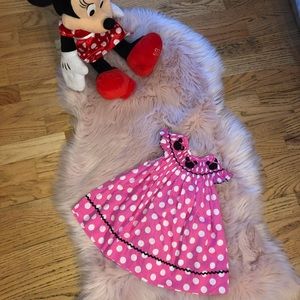Boutique brand  smocked Minnie Mouse dress